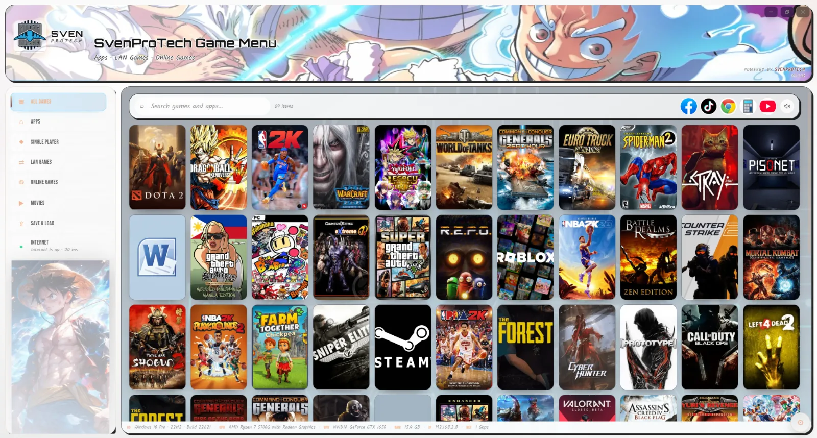 Sven Game-menu screenshot 4