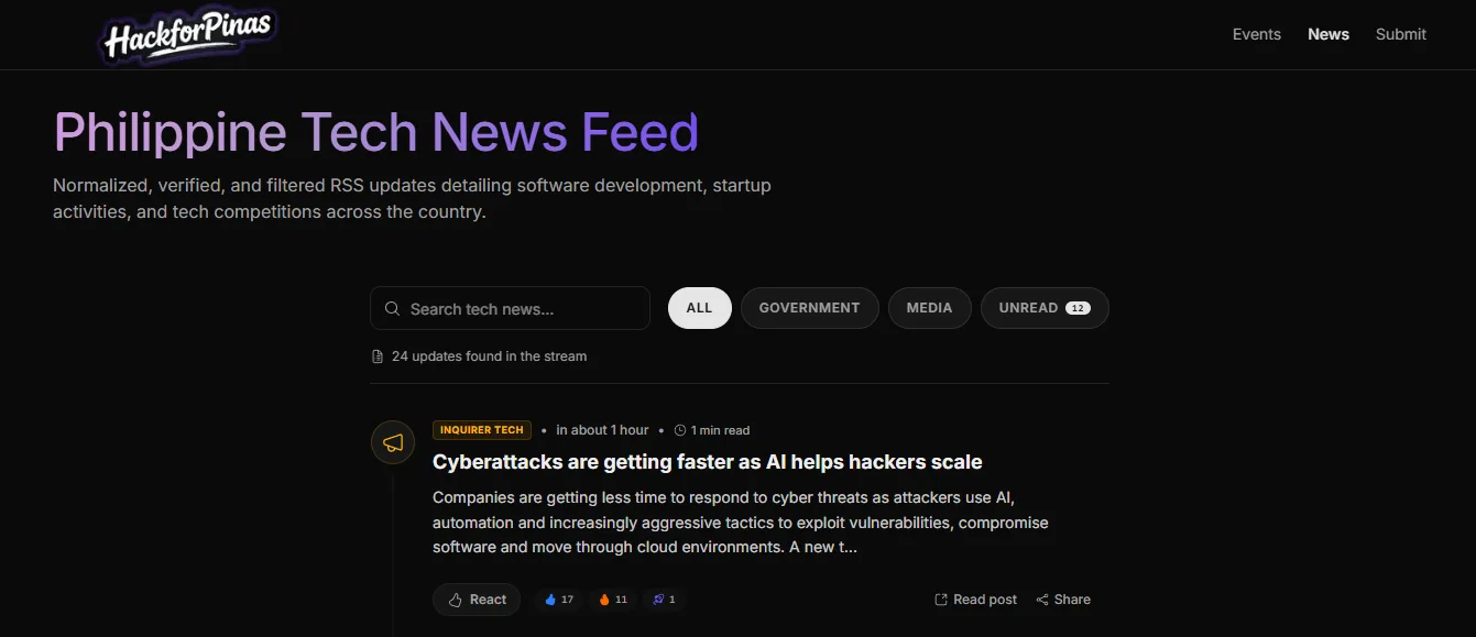 HackForPinas screenshot 2