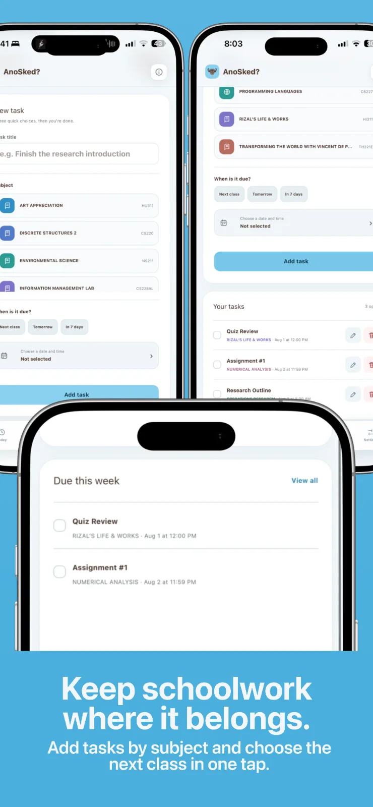 AnoSked? screenshot 4