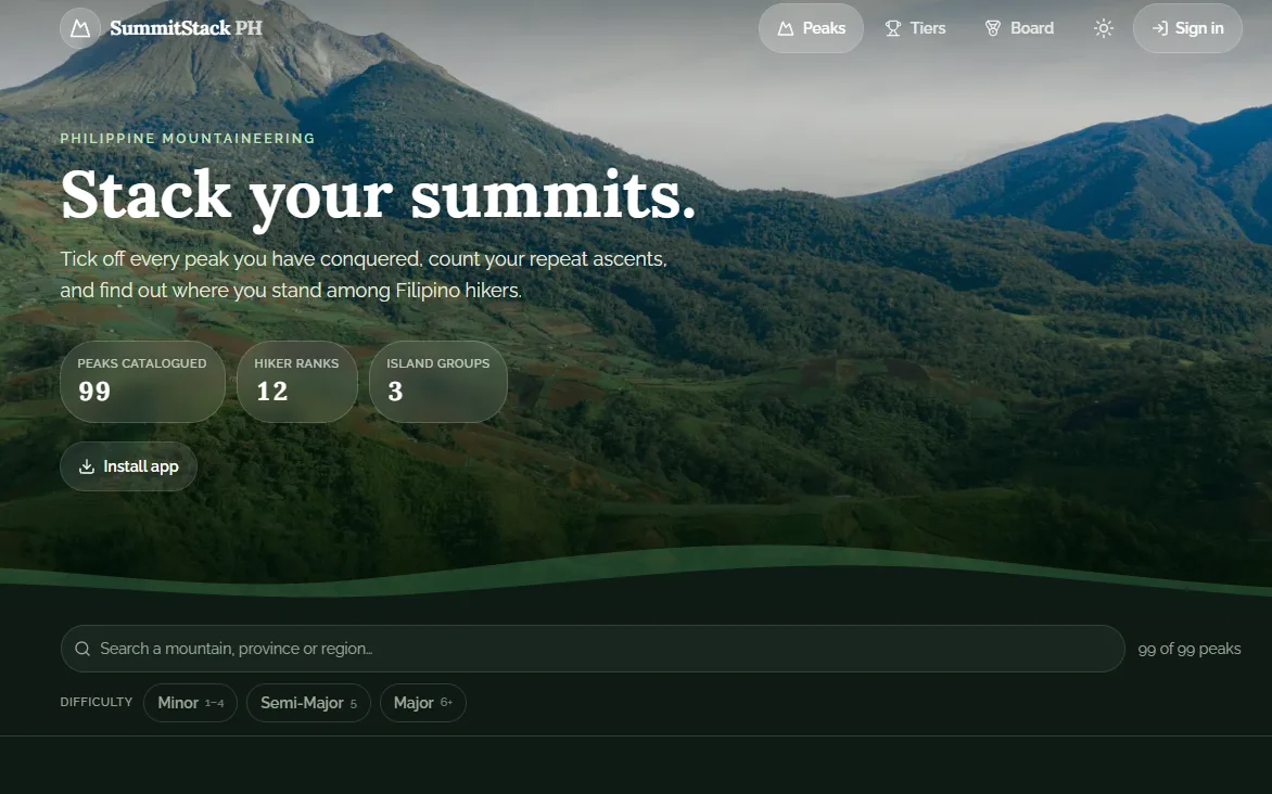 Summit Stack PH screenshot 1