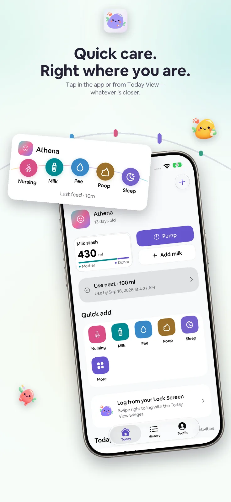 Tiny Tally: Baby Tracker screenshot 1