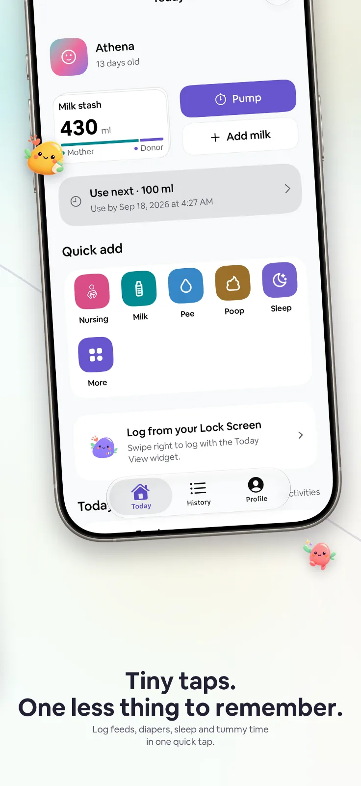 Tiny Tally: Baby Tracker screenshot 2