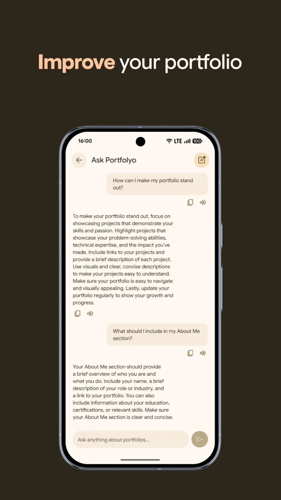 Portfolyo: Dev Portfolios screenshot 3