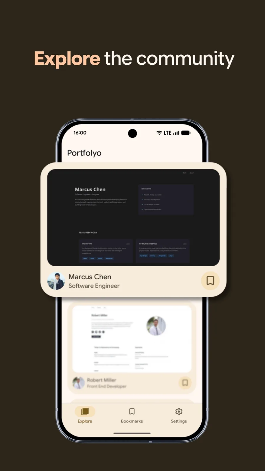Portfolyo: Dev Portfolios screenshot 1