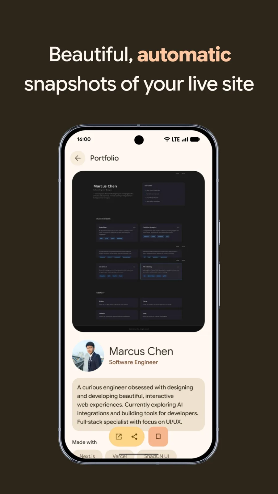 Portfolyo: Dev Portfolios screenshot 2