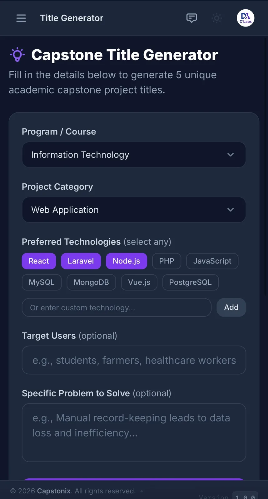 Capstonix screenshot 3