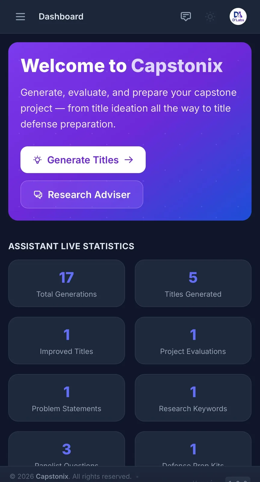 Capstonix screenshot 1