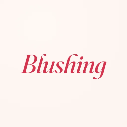 Blushing icon