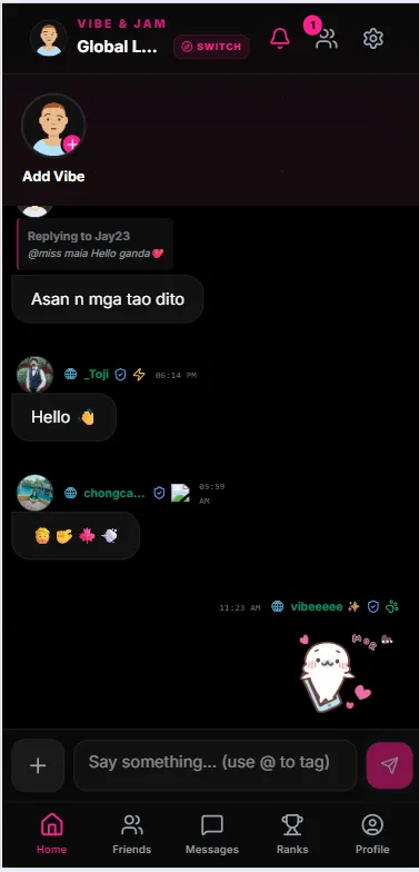 VibeCheck screenshot 1