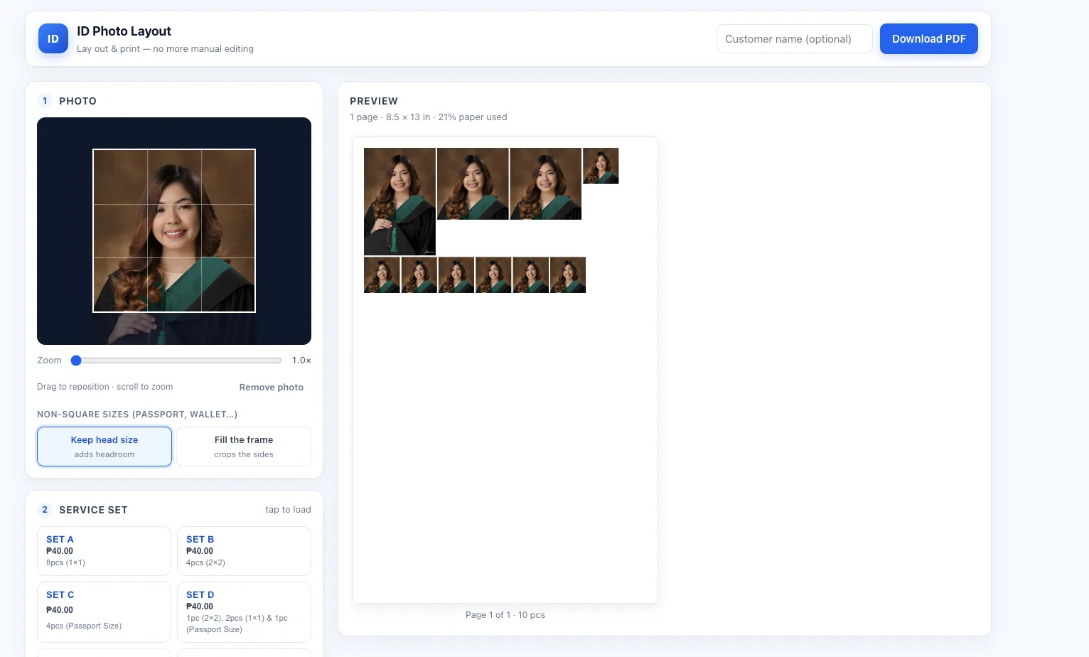 ID Layout Print screenshot 1