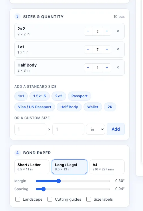 ID Layout Print screenshot 2