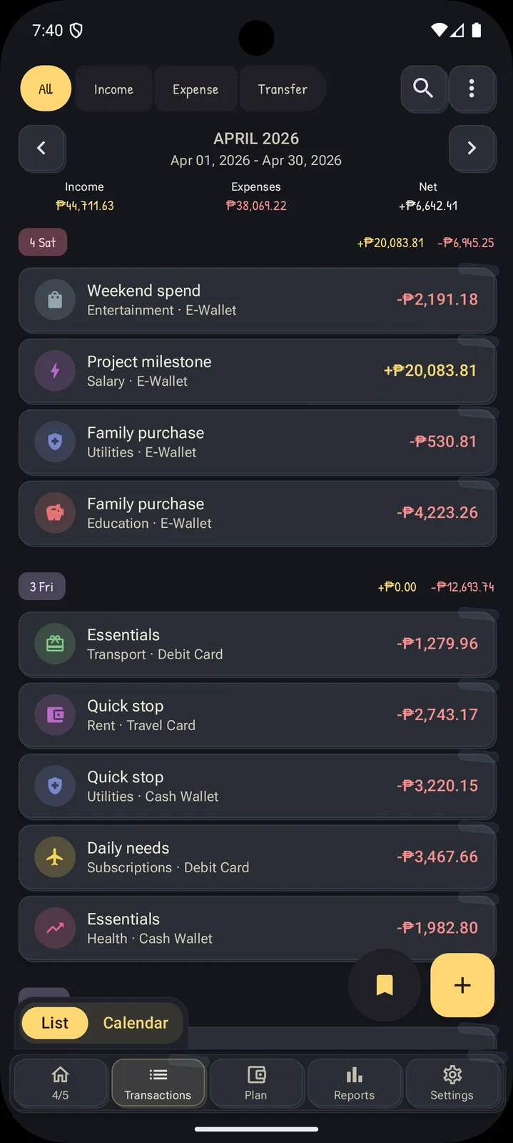 Money Manager: Expense Tracker screenshot 2