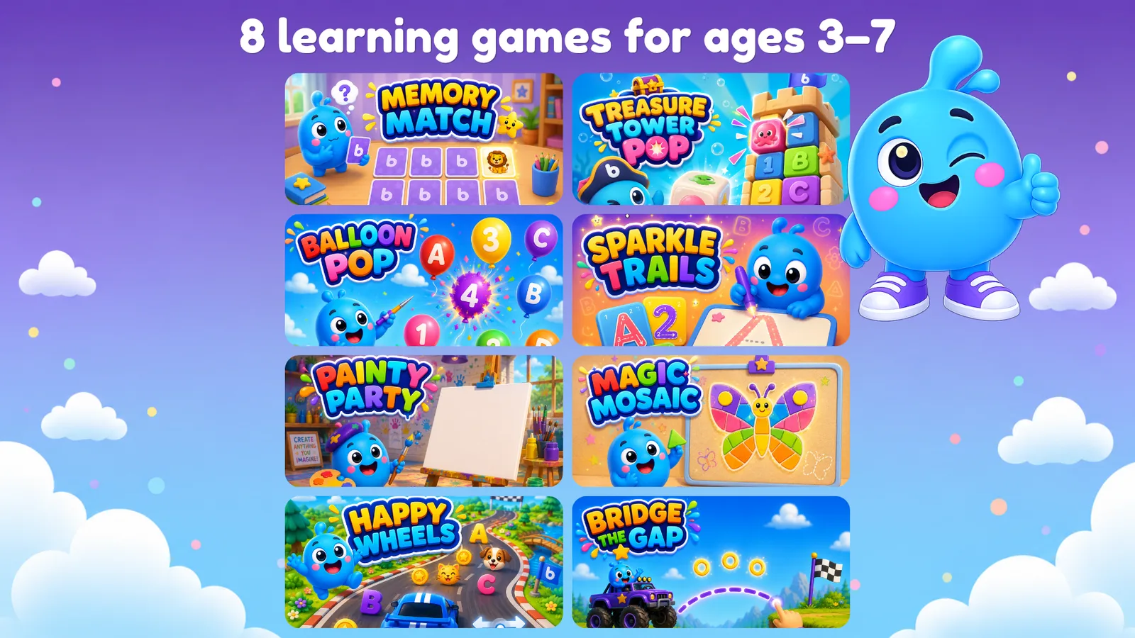 Bloopi: Kids Learning Games screenshot 1