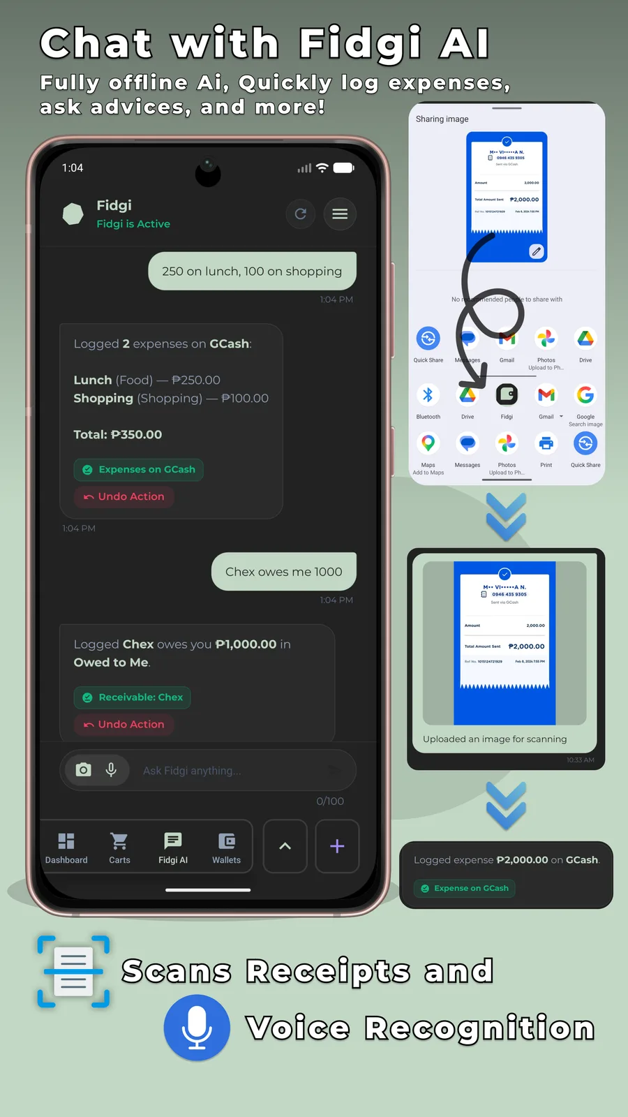 Fidgi - Finance Tracker screenshot 3