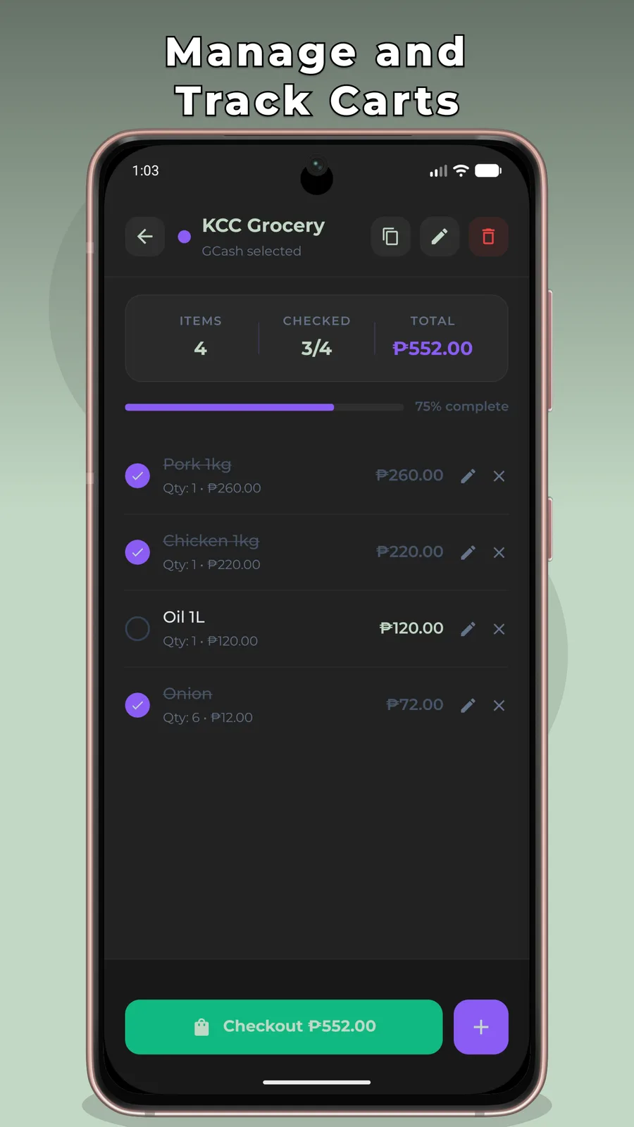 Fidgi - Finance Tracker screenshot 2