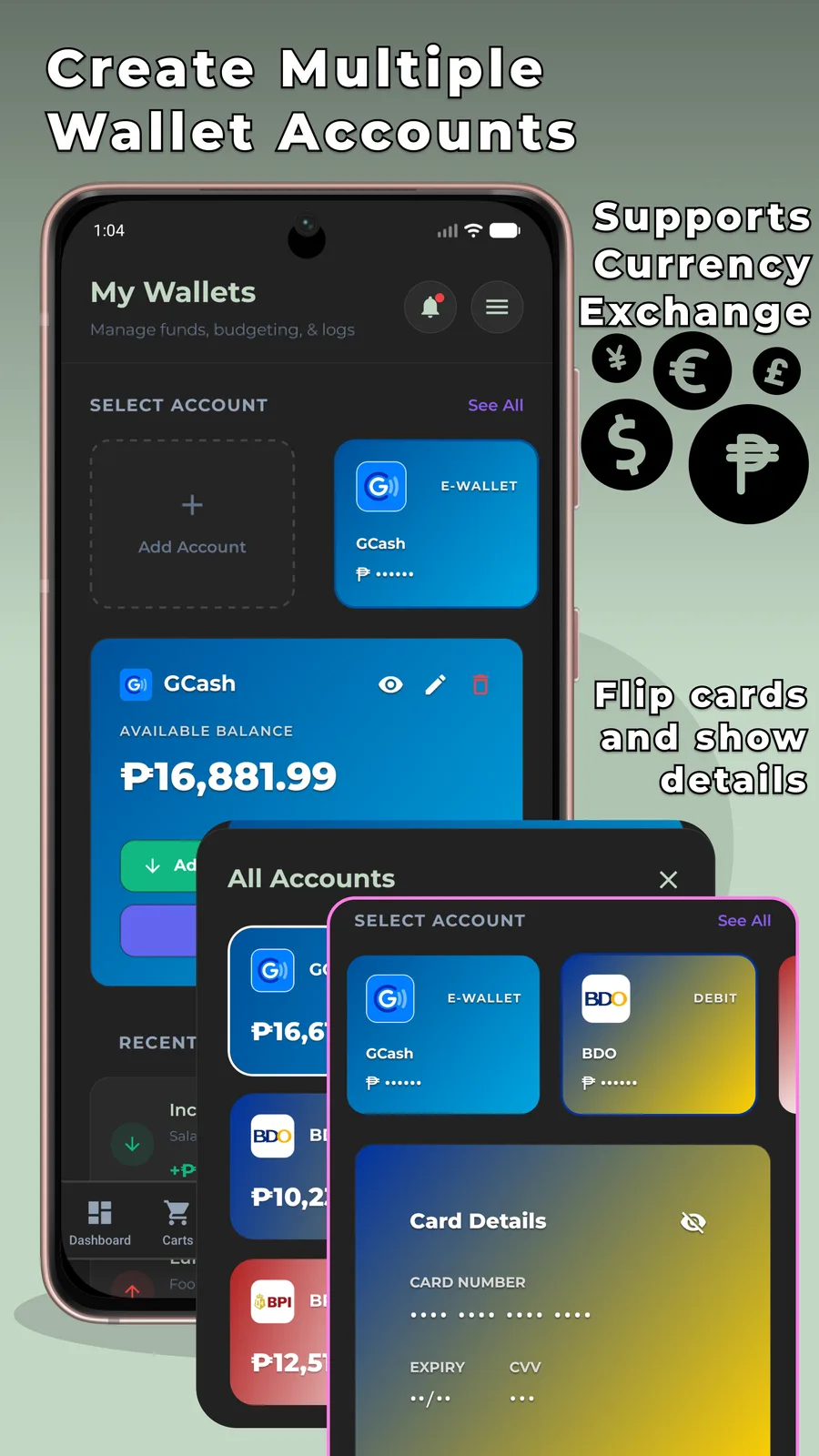 Fidgi - Finance Tracker screenshot 4