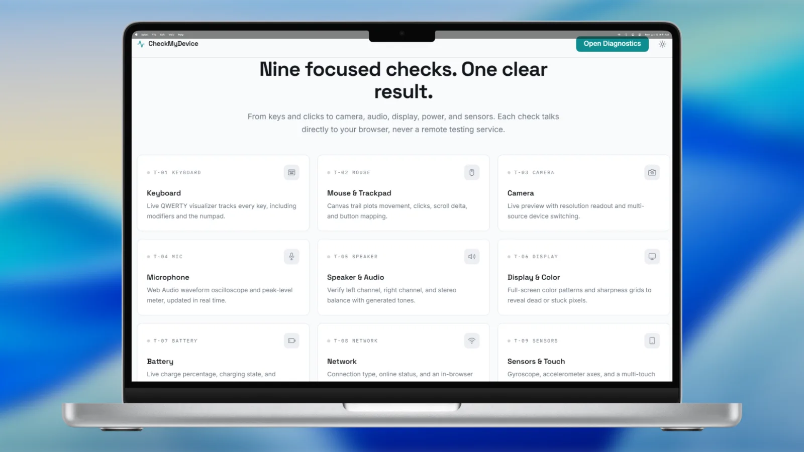CheckMyDevice screenshot 2