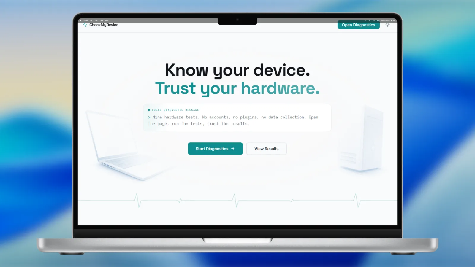 CheckMyDevice screenshot 1