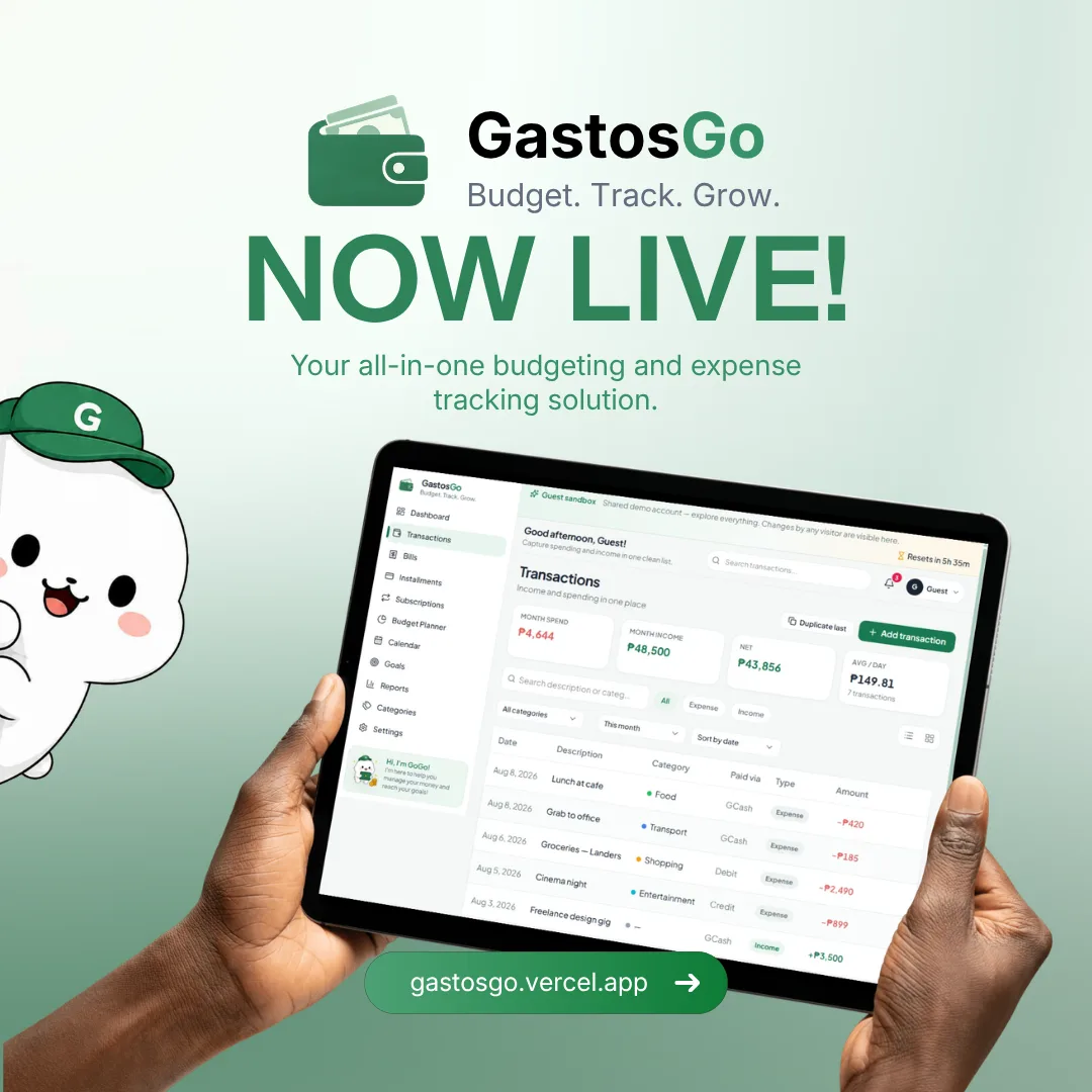 GastosGo screenshot 1