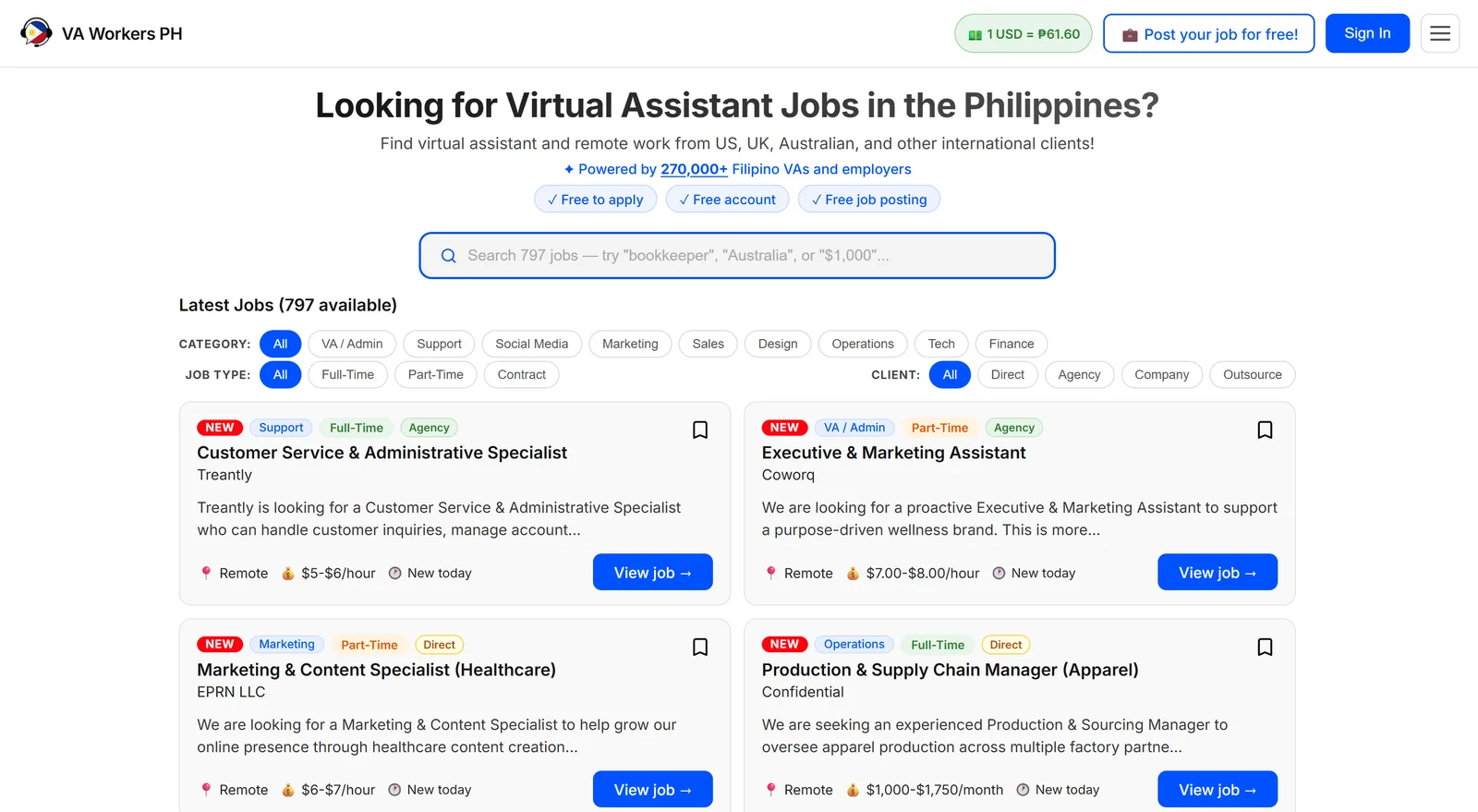 VA Workers PH screenshot 1