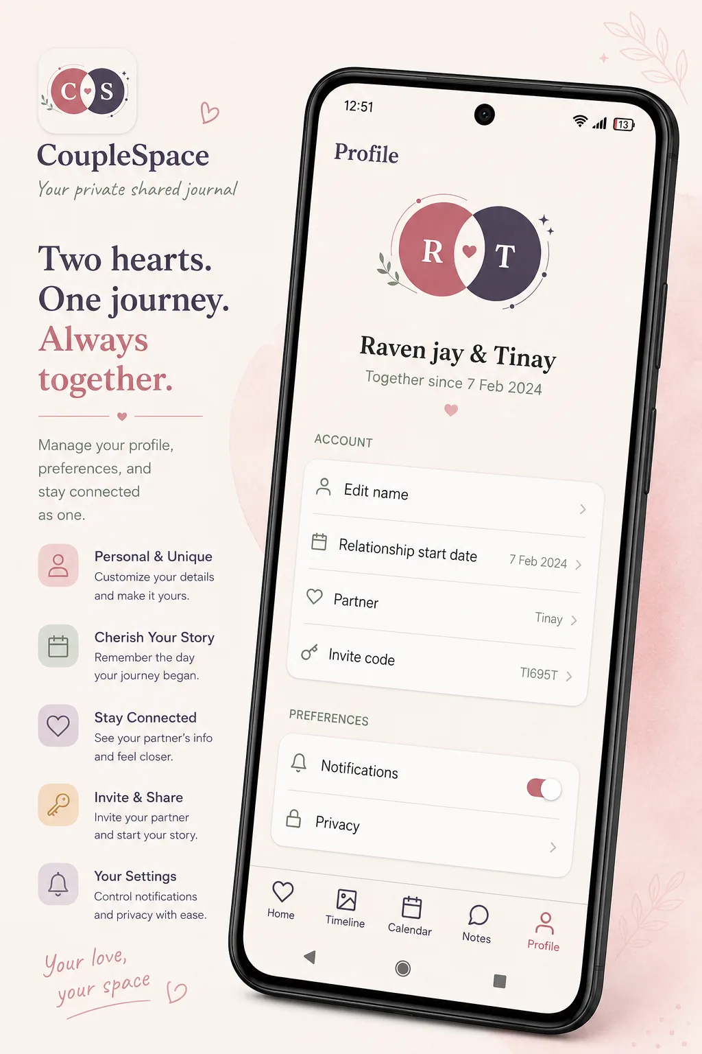 CoupleSpace screenshot 2