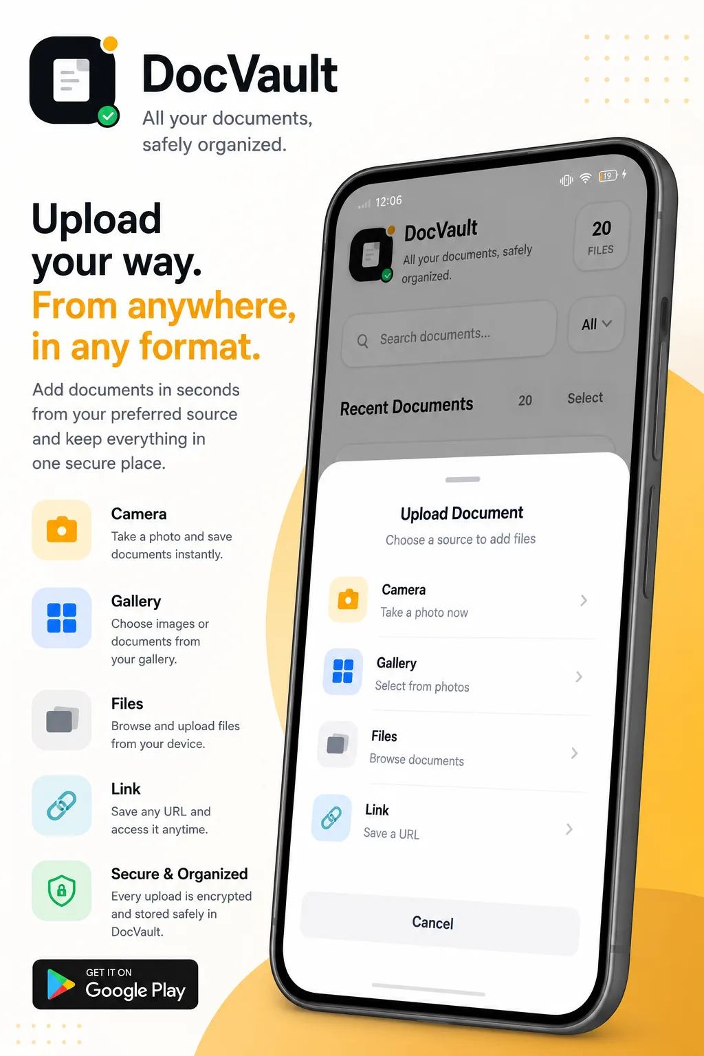 DocVault screenshot 1