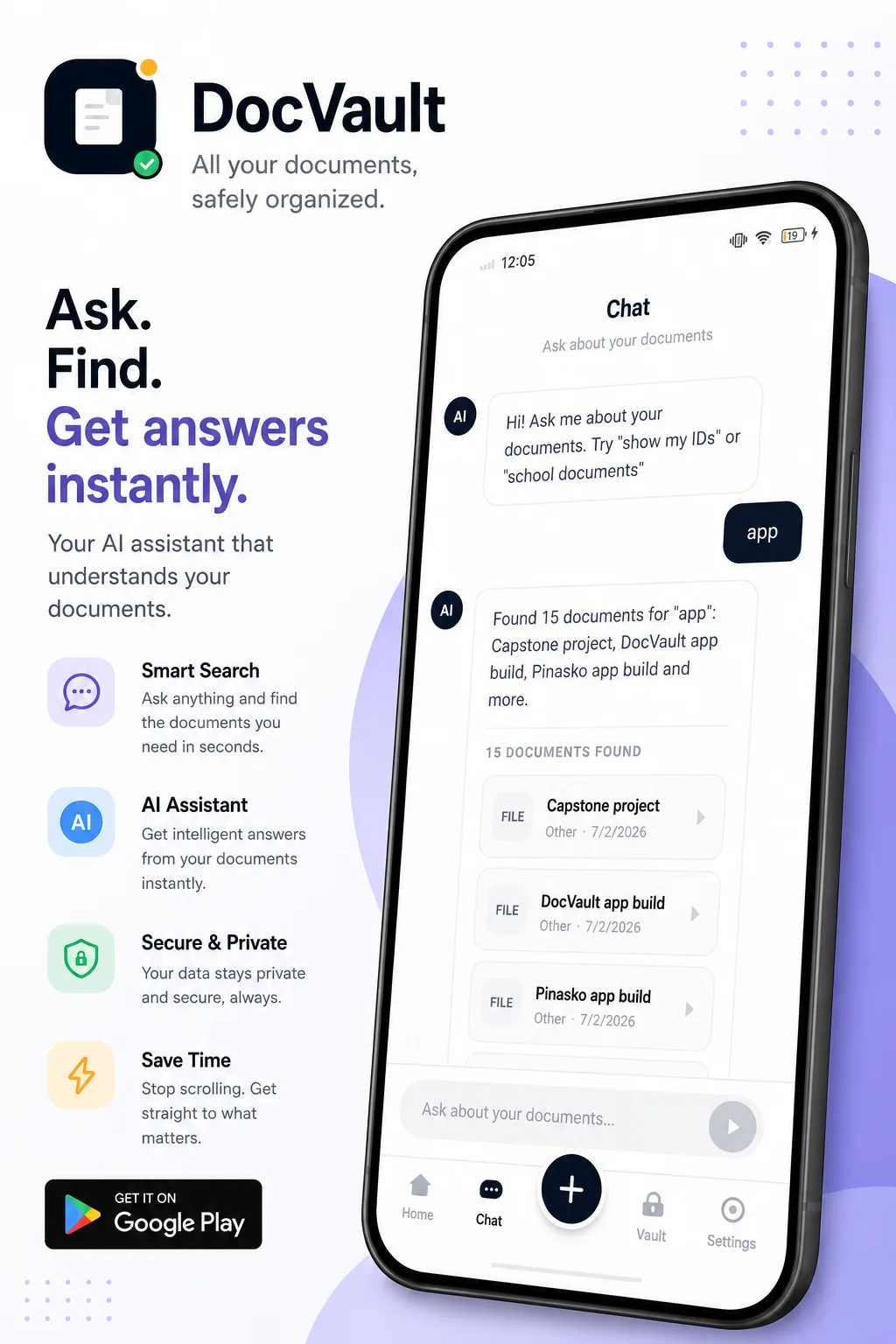 DocVault screenshot 2