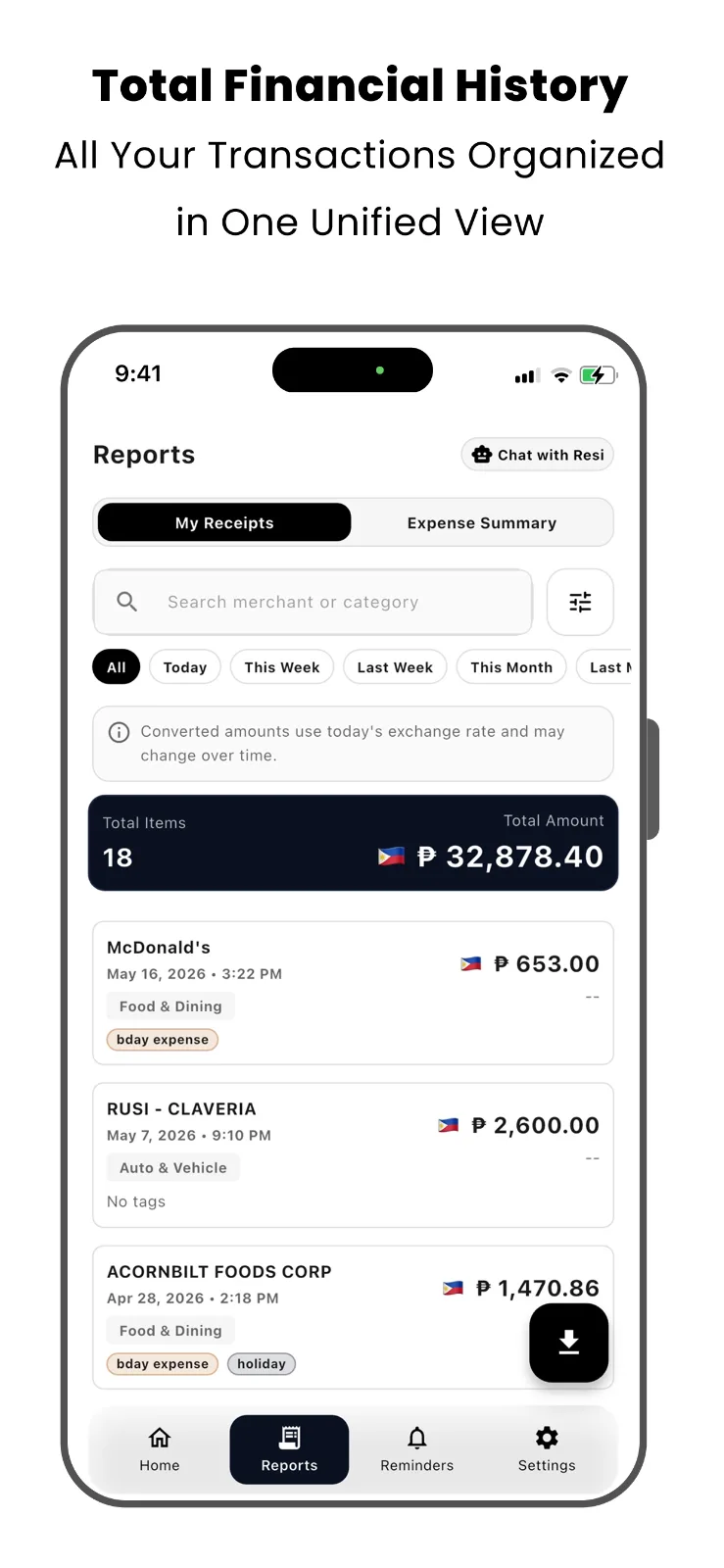 EasyReceipt Scanner screenshot 3