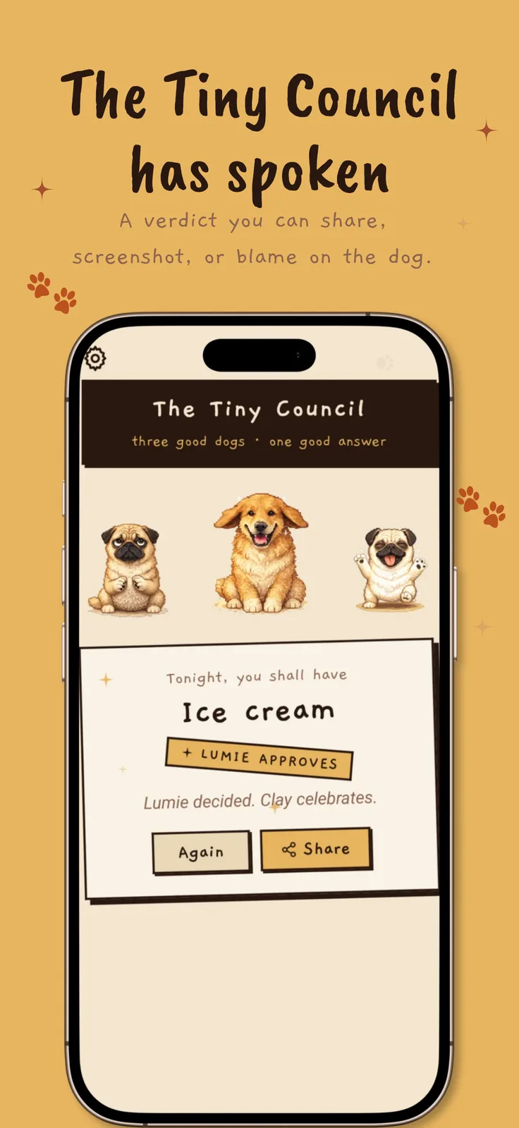 Tiny Council: Decide for Me screenshot 4