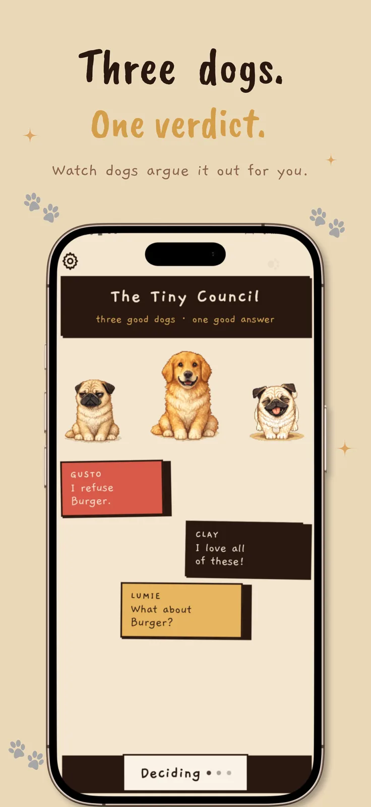 Tiny Council: Decide for Me screenshot 3
