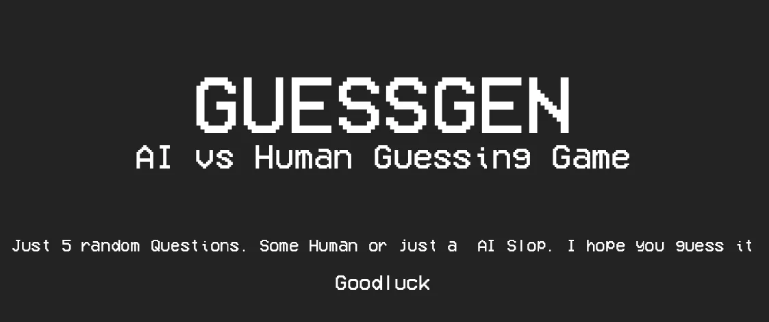 GuessGen screenshot 1