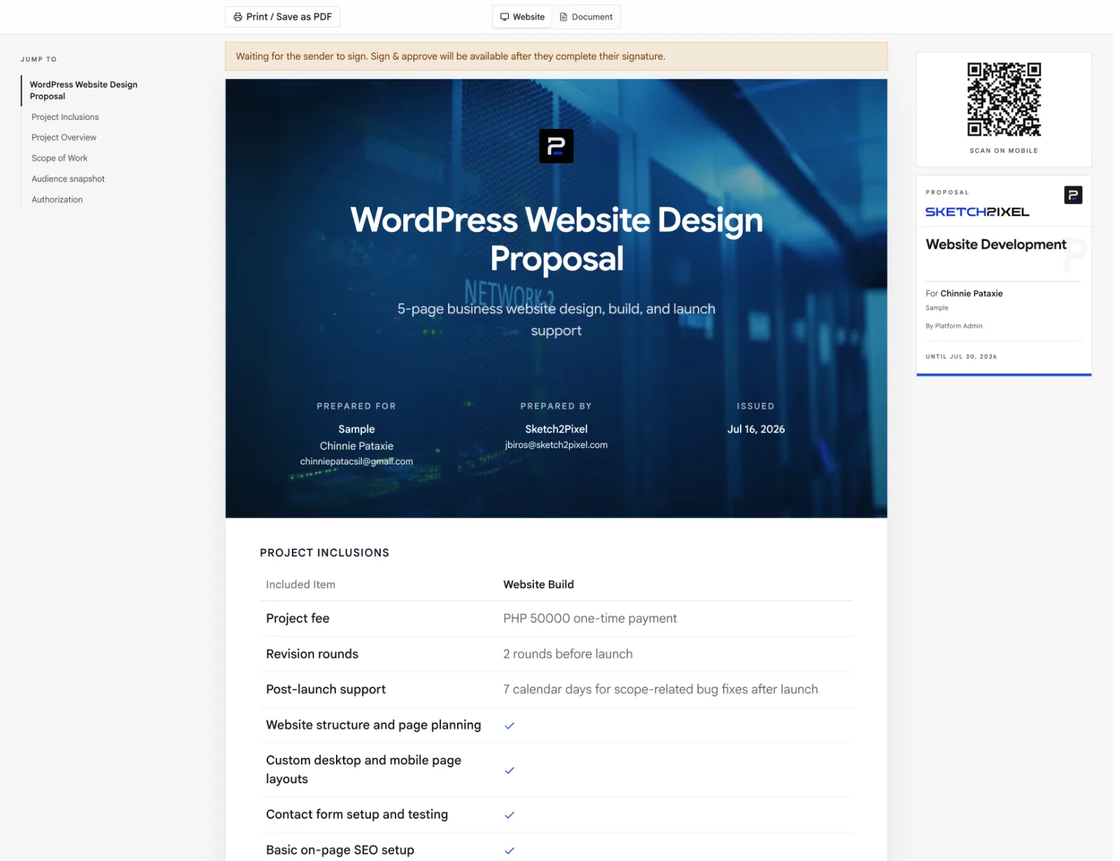 InProQu · Proposal and Quotation Software screenshot 4