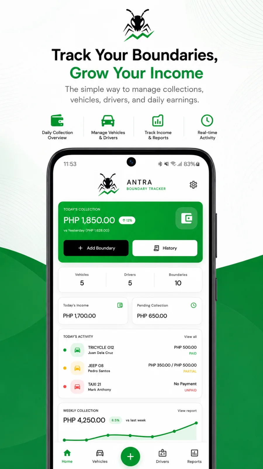 Antra - Boundary Tracker screenshot 1