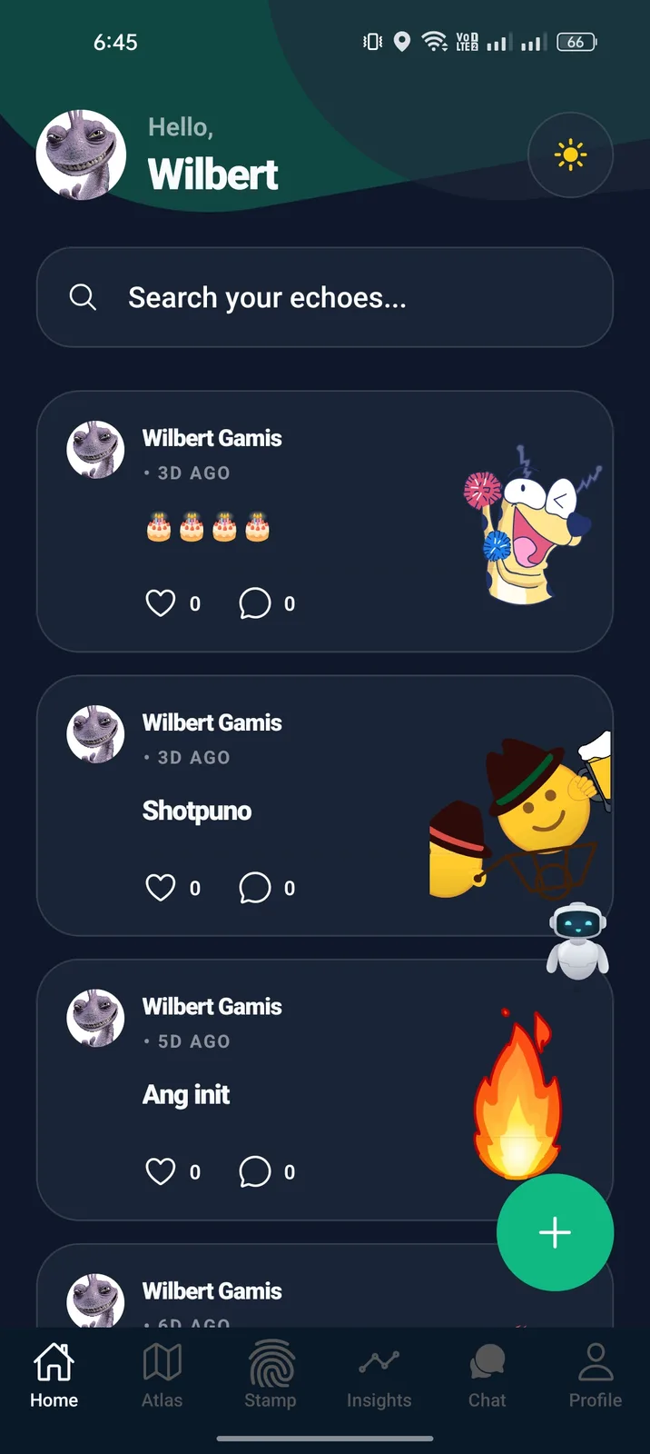 Echo stamp screenshot 3