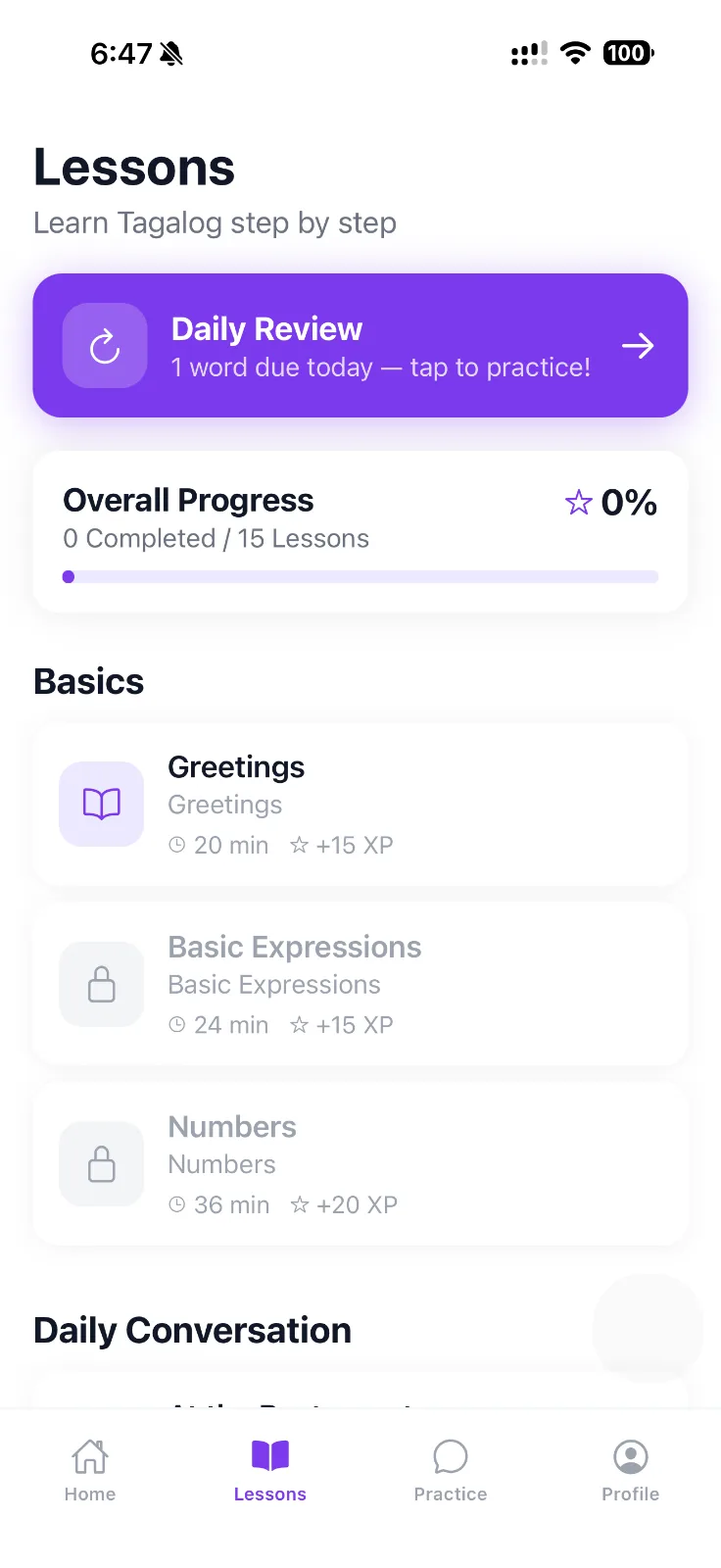 Salita - Learn Tagalog screenshot 3