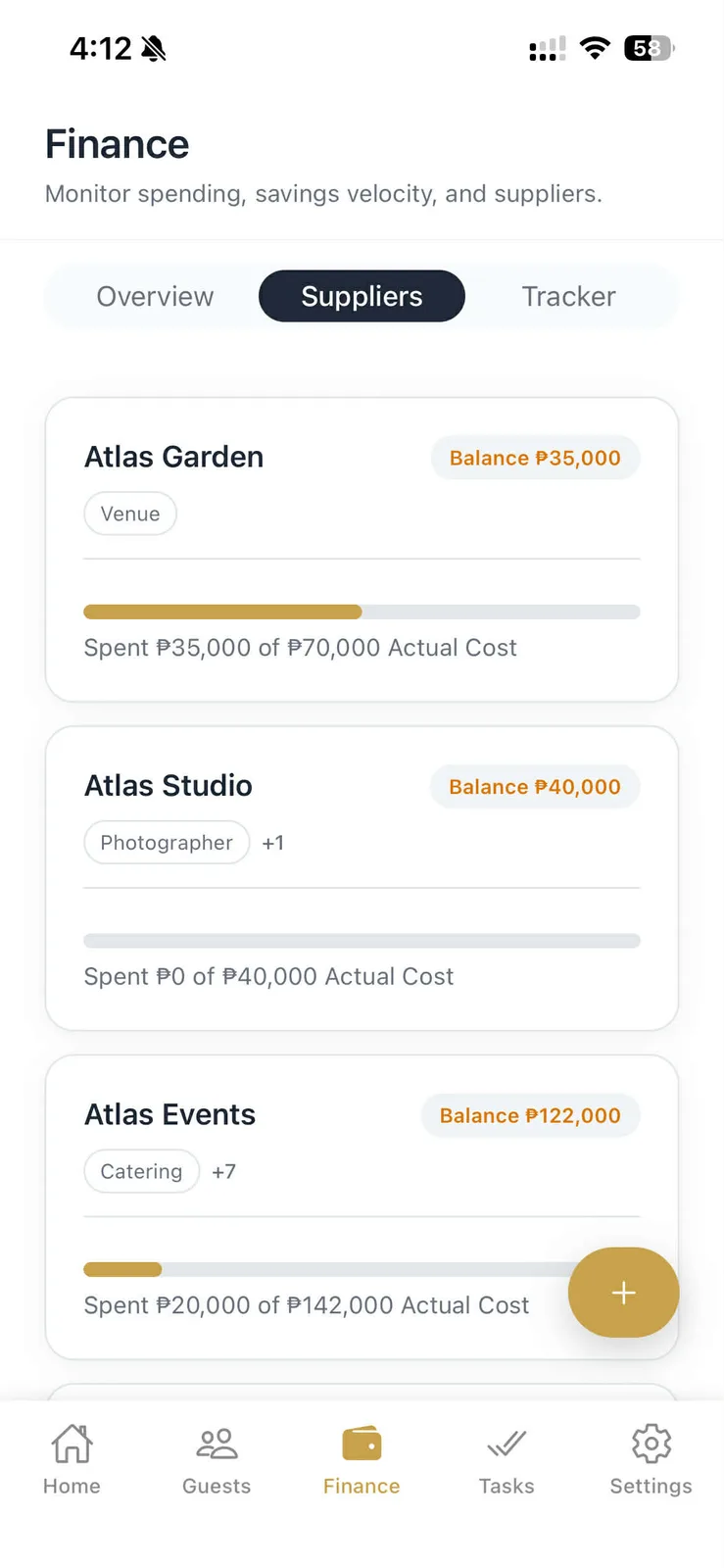 Nuptl - Wedding Planning App screenshot 2