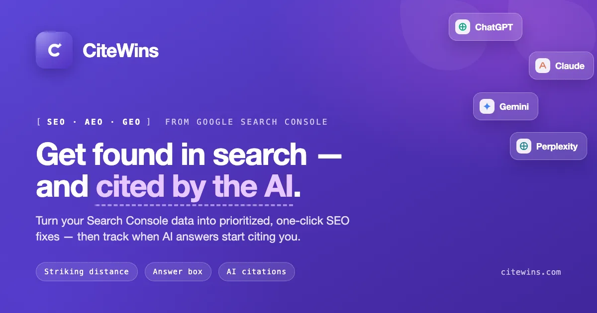CiteWins screenshot 1