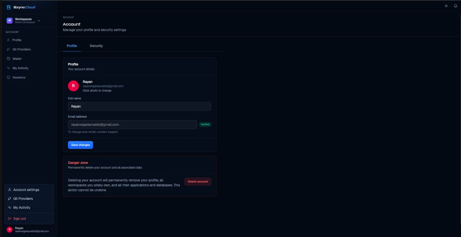 Bzync Cloud screenshot 2