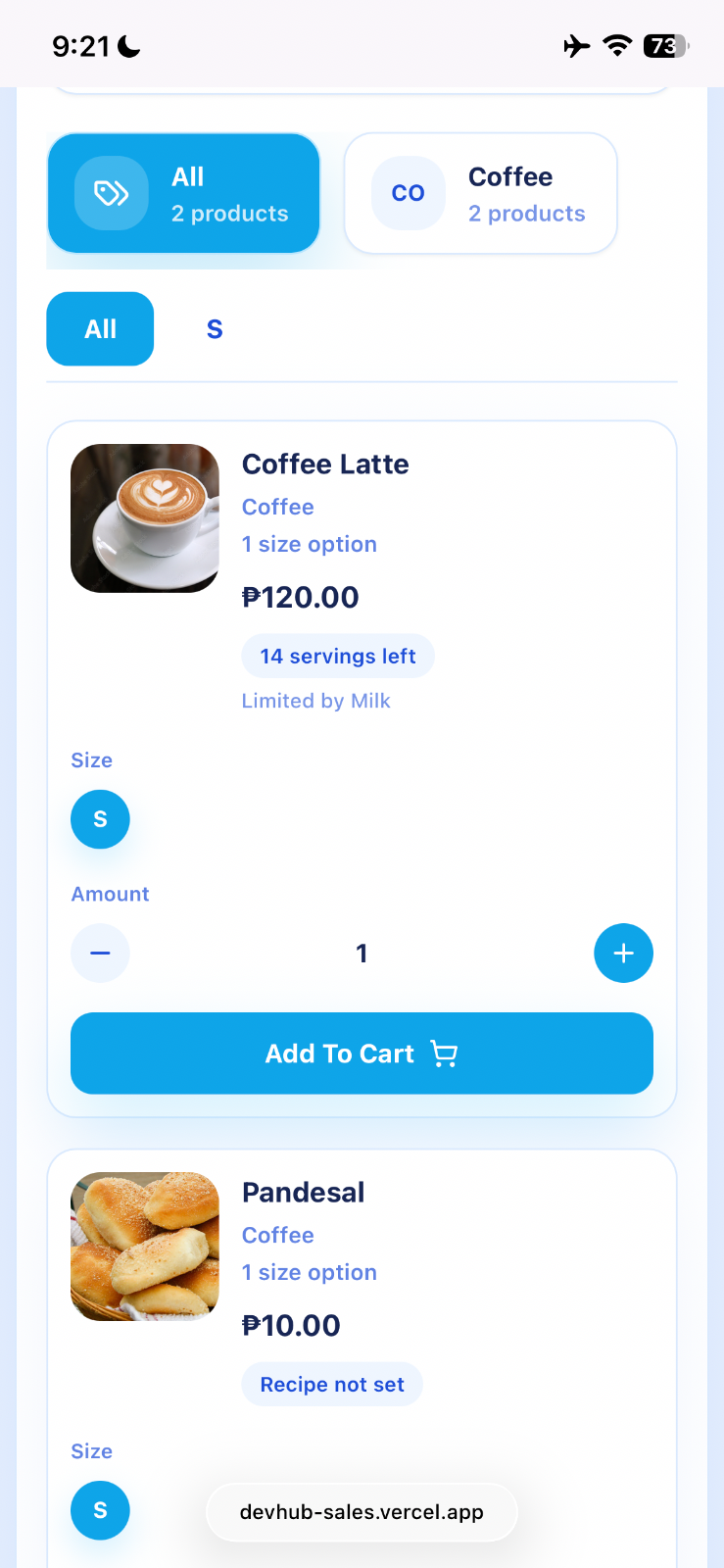 DevHub POS screenshot 4
