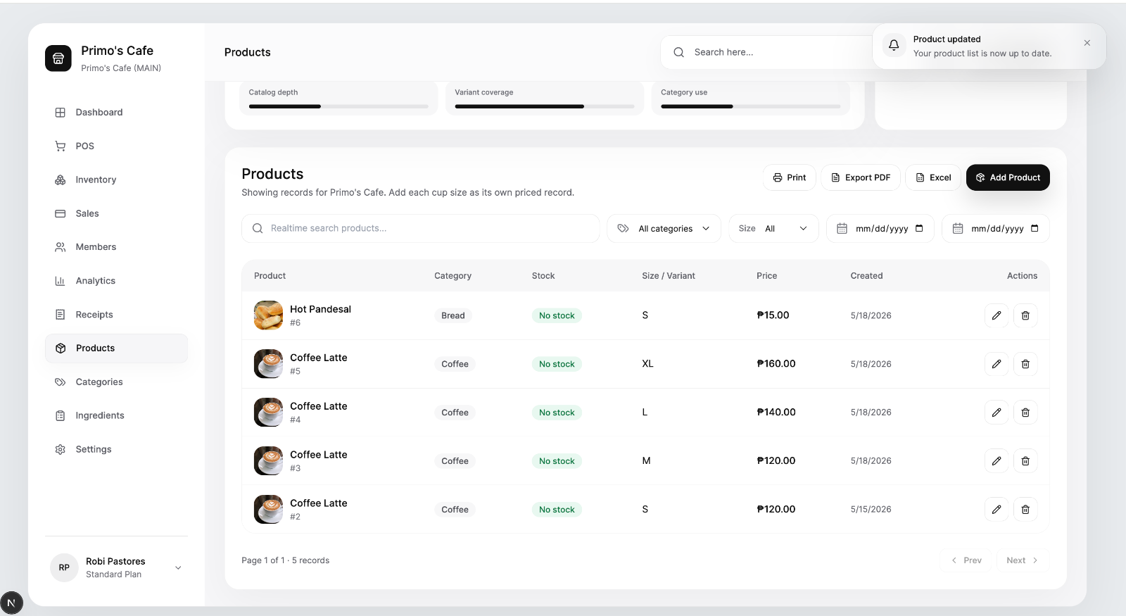DevHub POS screenshot 3