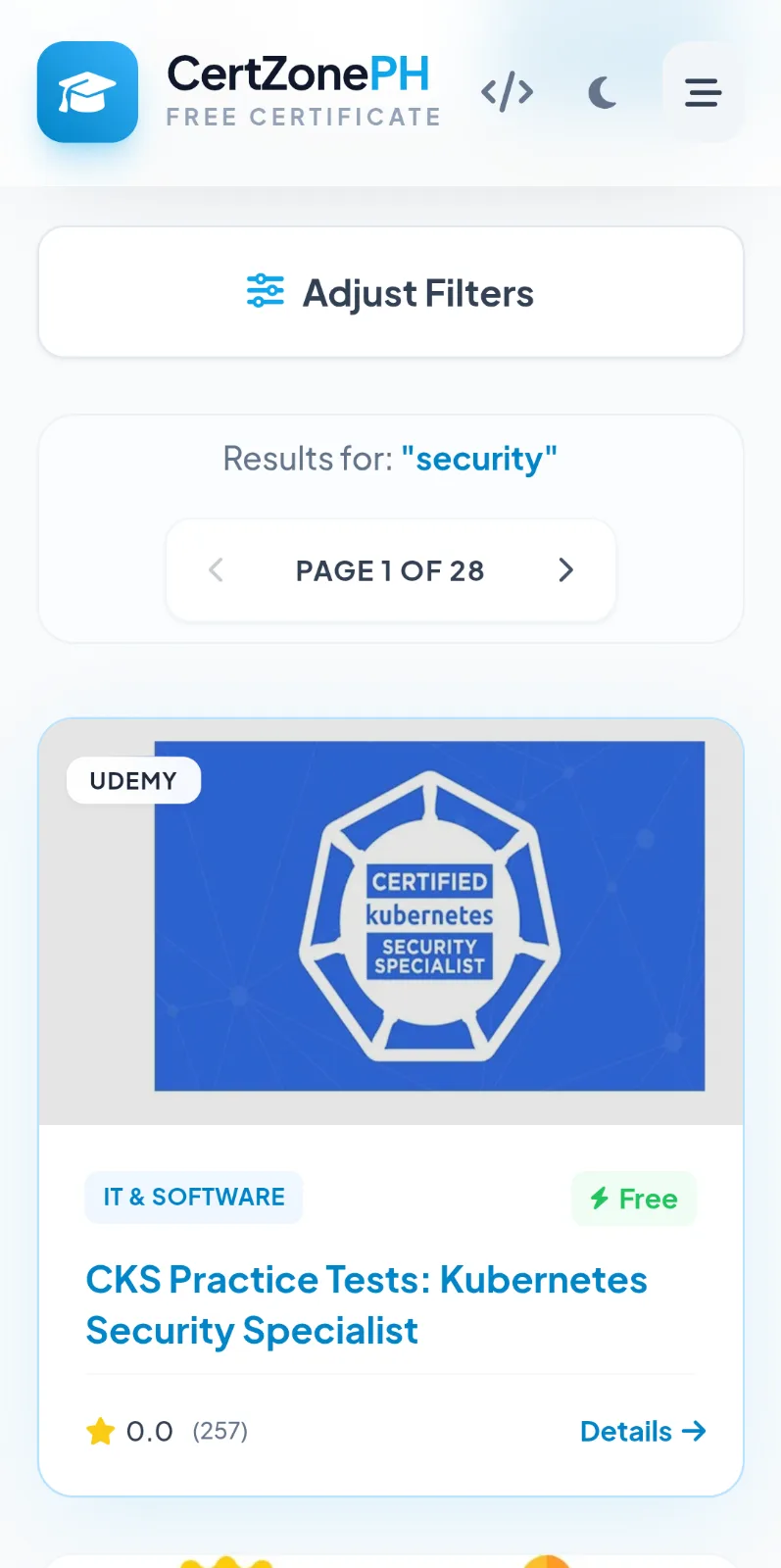 CertZone PH screenshot 3