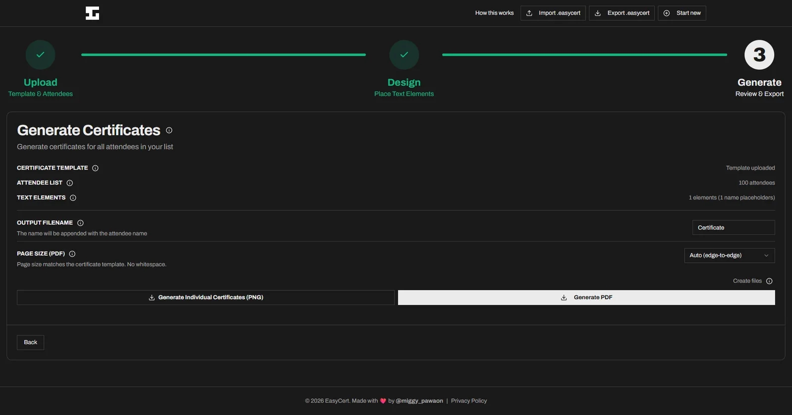 EasyCert screenshot 3