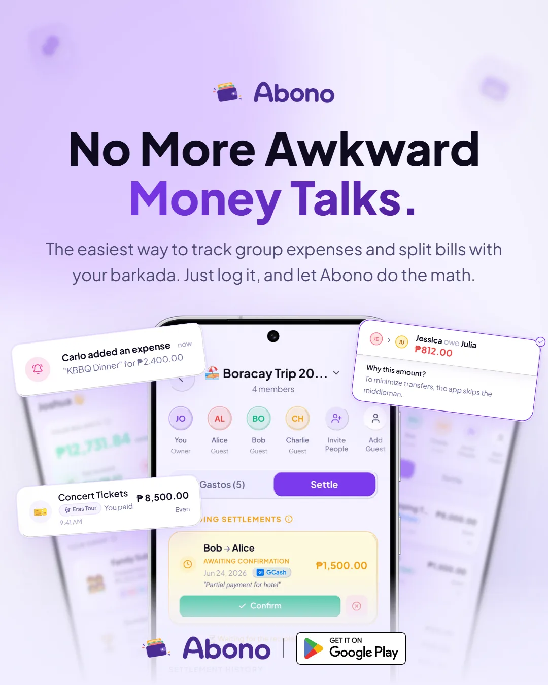 Abono - Group Expense Tracker screenshot 2