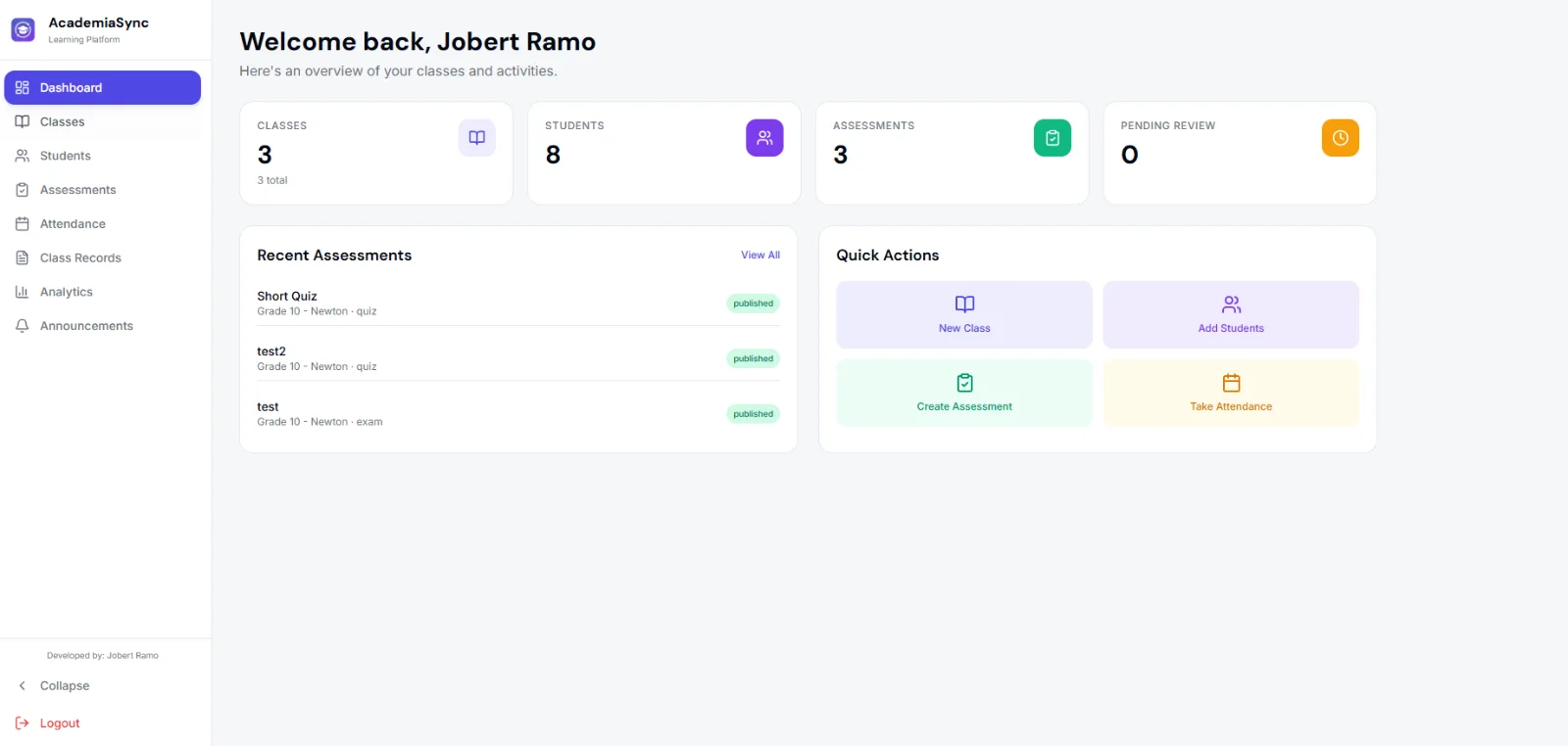 AcademiaSync screenshot 2