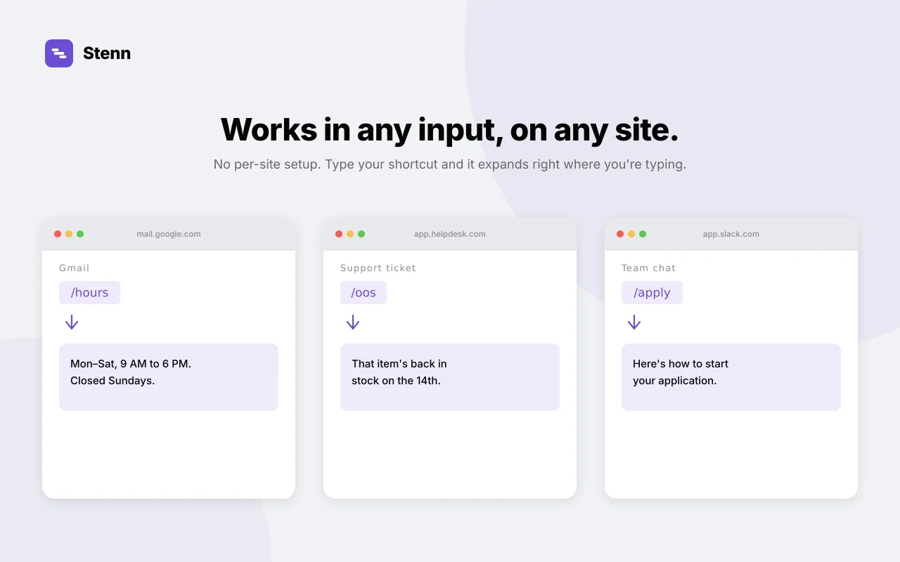 Stenn - Text Expander screenshot 4