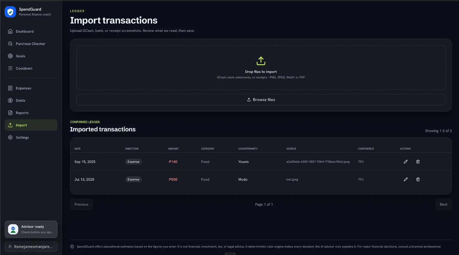 SpendGuard screenshot 4