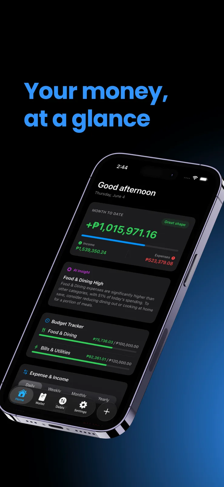 SmartSpent screenshot 1