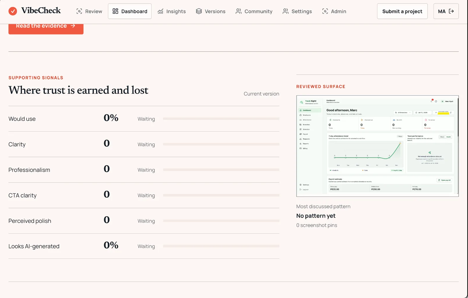 Vibe Check screenshot 1