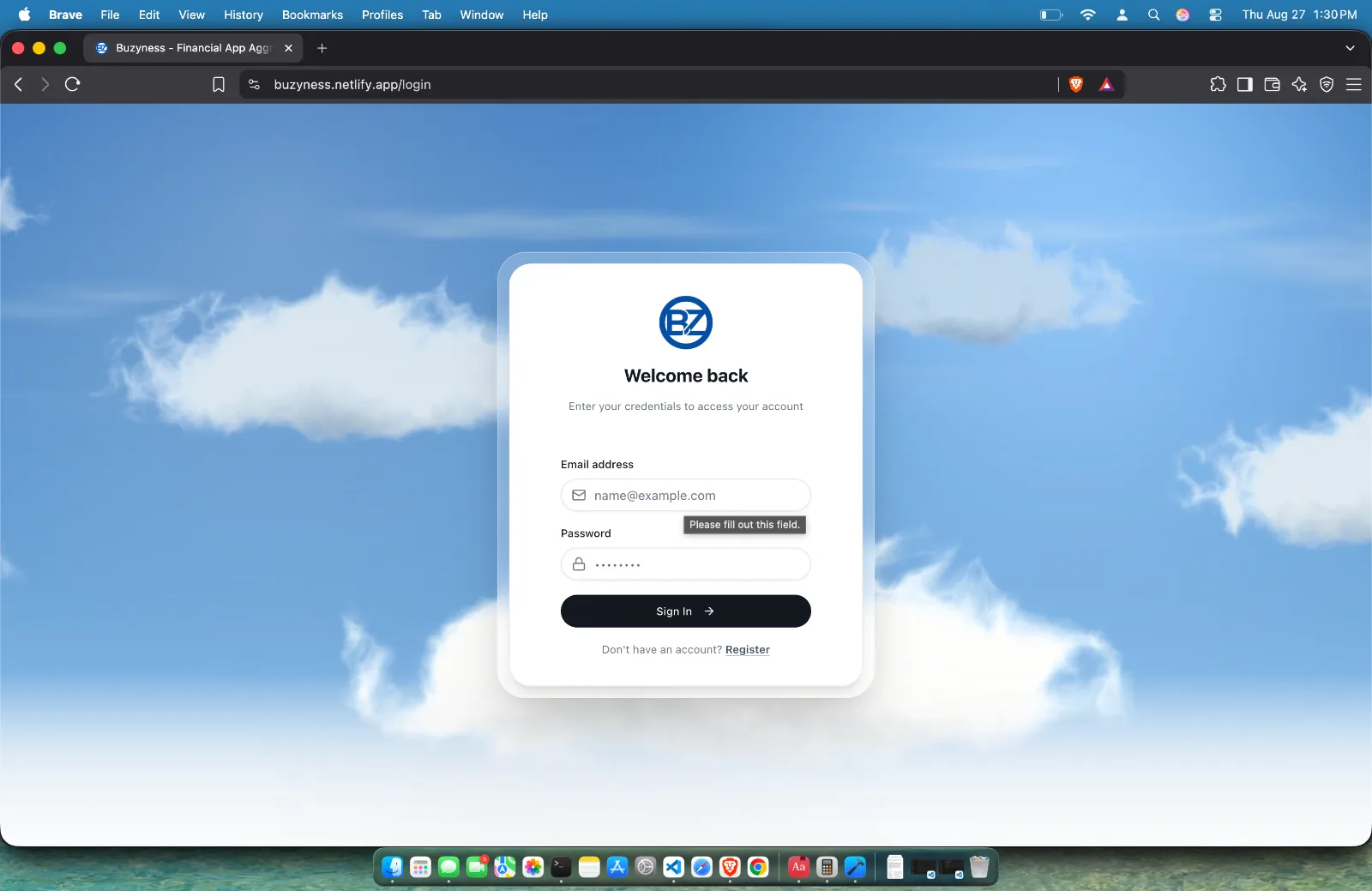 Buzyness screenshot 2