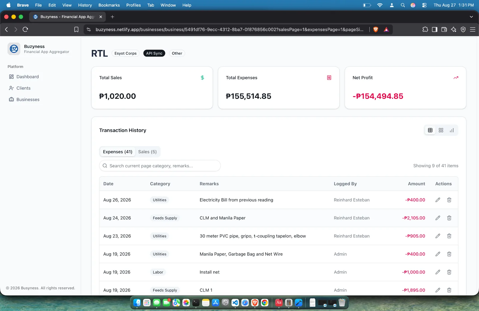 Buzyness screenshot 4